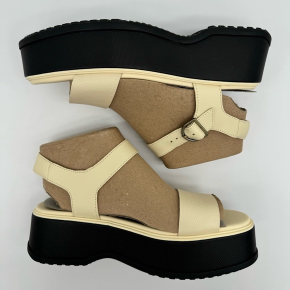 Sorel Dayspring Platform Sandal in Honey White Size 9.5 - Picture 8 of 12